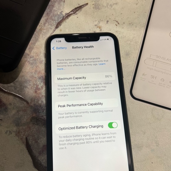 Apple iPhone XR Factory Unlocked 64 GB Black & Gold Mirror Back Glass - Picture 3 of 10